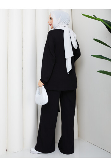 ÖN BAĞLAMALI OYSHO TAKIM - SİYAH