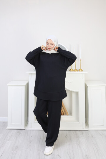 OYSHO OVEL TAKIM -SİYAH