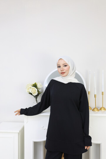 OYSHO OVEL TAKIM -SİYAH