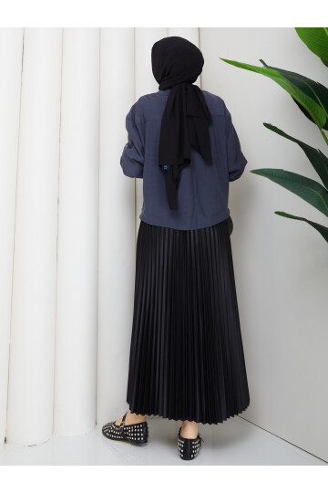 QN BURGULU GÖMLEK - FÜME