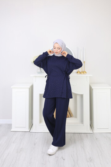 TAŞLI TAKIM-LACİVERT