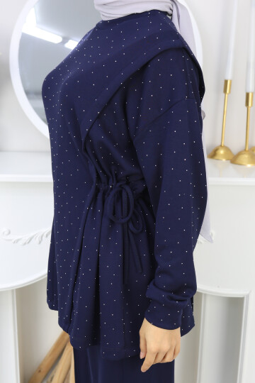 TAŞLI TAKIM-LACİVERT