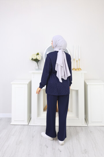 TAŞLI TAKIM-LACİVERT