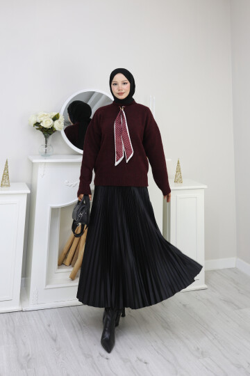 VNZ  FULARLI KAZAK - BORDO