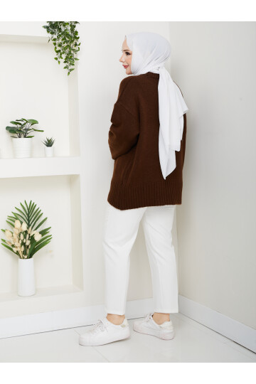 VNZ PİNTEREST KAZAK-ACI KAHVE