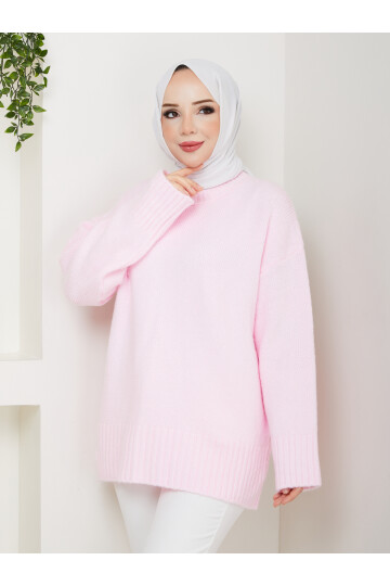 VNZ PİNTEREST KAZAK-PEMBE